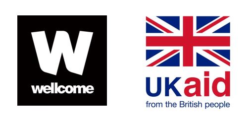 logos Wellcome Trust, UKaid 