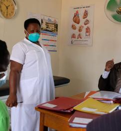 Study visit  TB clinical trial Uganda