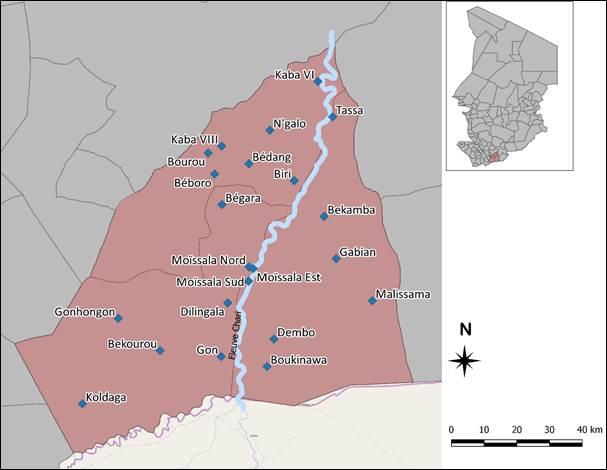 Le district de Moïssala au Tchad