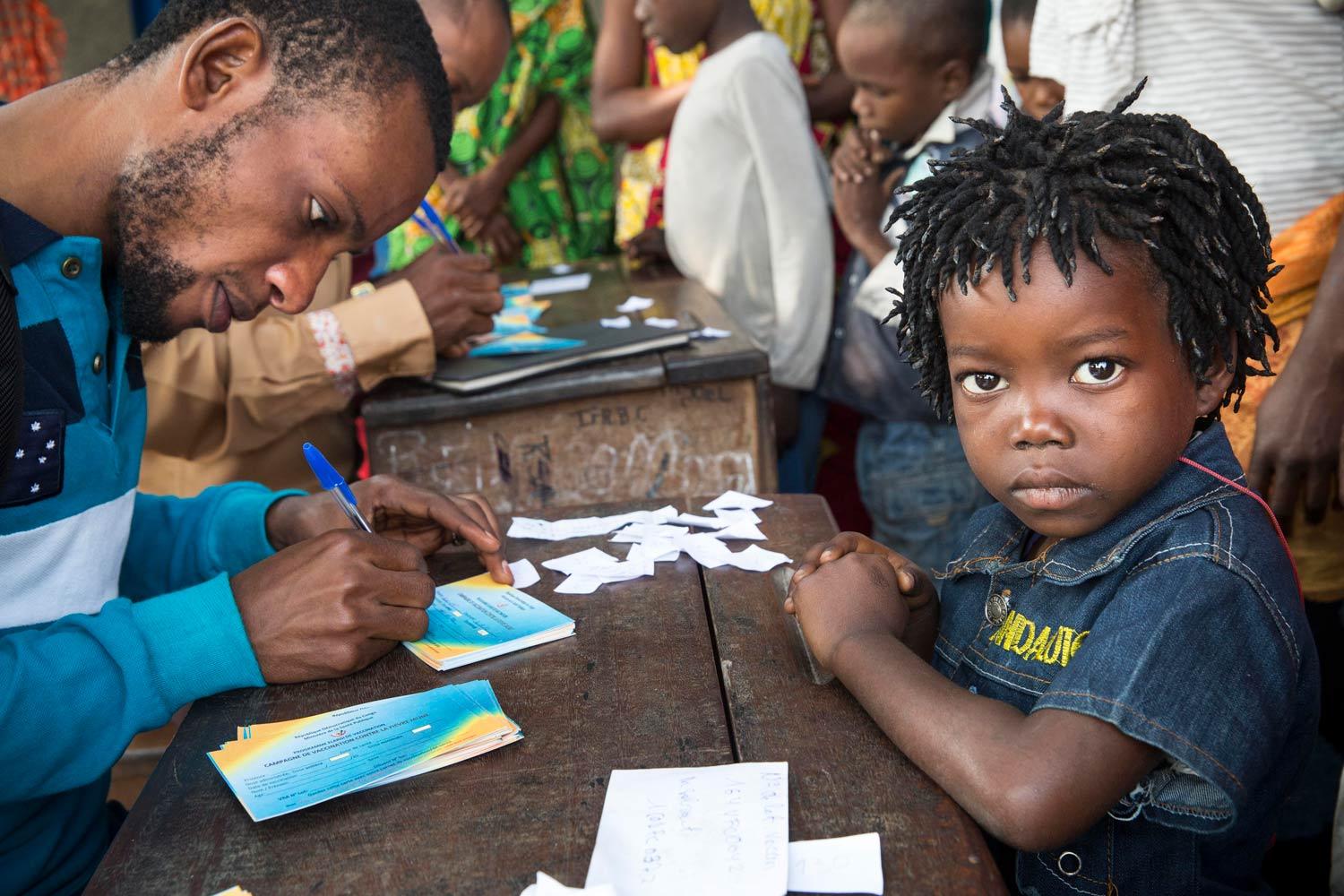 Yellow fever vaccination campaign, DRC